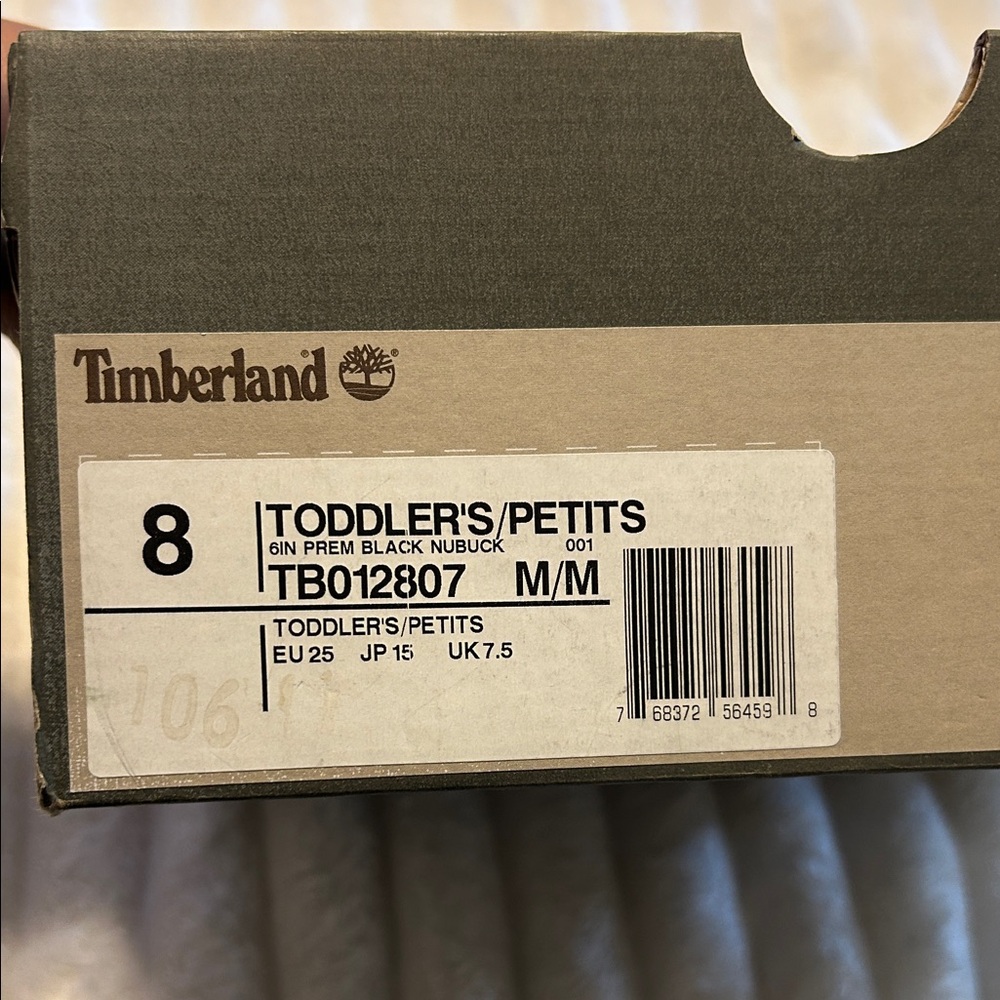 Timberland Black Kids Boots - Picture 12 of 14